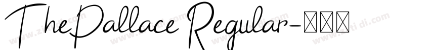 ThePallace Regular字体转换